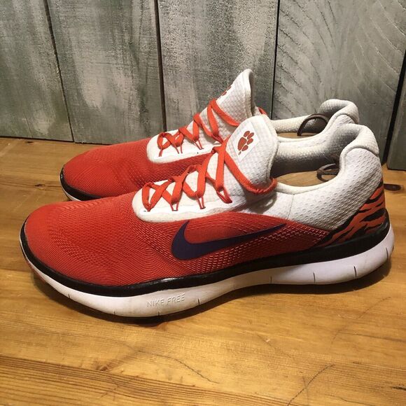 Nike Free Trainer V2 Shoes Men's 14 Week Zero "Clemson Tigers" AA0881-803 - Picture 5 of 13